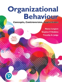 Organizational Behaviour Concepts, Controversies, Applications (8th Canadian Edition) - Pdf